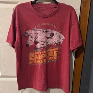 Star Wars Vintage Style Red Graphic T-Shirt